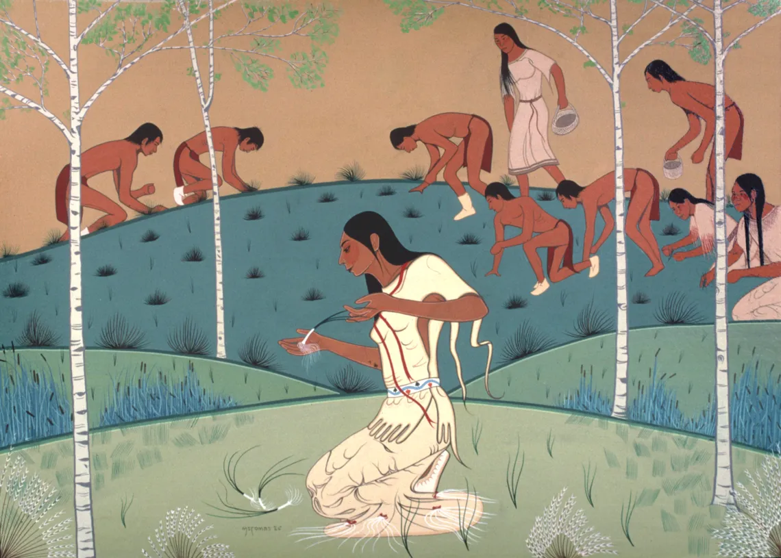 Wild Onion Hunt (c. 1968) by Solomon McCombs