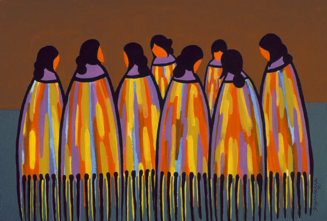 Navajo Maidens (1970) by Manfred Susunkewa