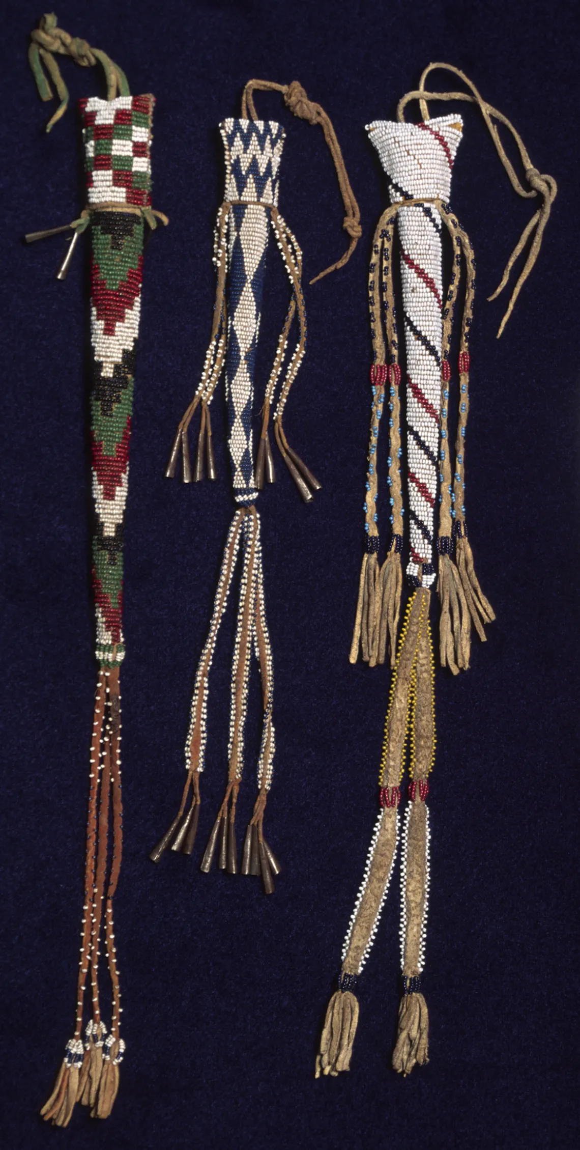 Awl cases, Mescalero or Kiowa-Apache