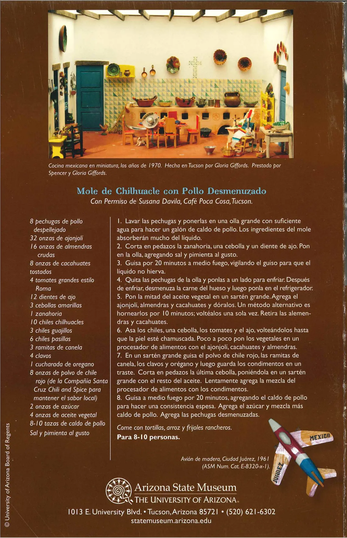 Spanish booklet back cover